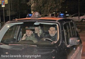Viterbo - L'operazione dei carabinieri Birretta - Elena Agafonova portata in caserma