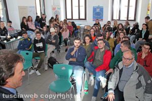 Viterbo - Francesco Bigiotti all'istituto Paolo Savi