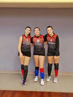 Civitavecchia volley - Francesca Catanesi, Vittoria De Benedictis e Alice Vanni