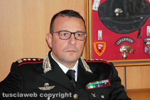 Viterbo - La conferenza stampa dell'operazione Birretta - Il comandante Giuseppe Palma