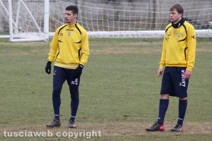 Sport - Calcio - Viterbese - Alessandro Di Paolantonio e Luca Checchin