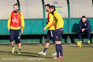 Sport - Calcio - Viterbese - Calderini, Rinaldi e Jefferson