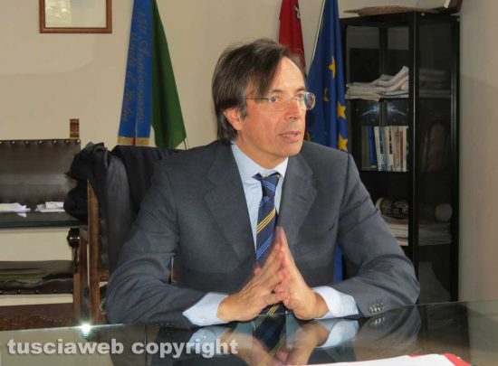 Il sindaco di Orte, Angelo Giuliani