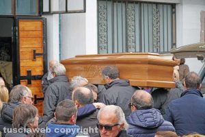 Viterbo - Il funerale di Sara Perlorca