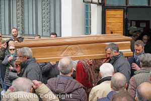 Viterbo - Il funerale di Sara Perlorca