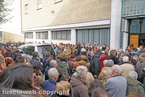 Viterbo - Il funerale di Sara Perlorca