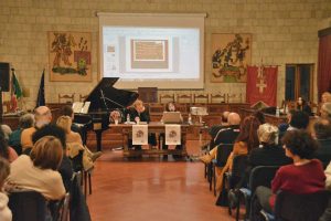 La sala consiliare durante l’incontro organizzato dall’Accademia Tarquinia Musica e dal Cag