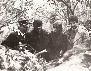 Fabrizio De André con il capitano Vincenzo Rosati