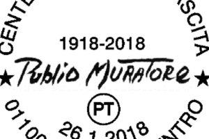 Viterbo - Publio Muratore, annullo celebrativo delle Poste italiane