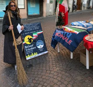 Viterbo - Befana Tricolore a piazza delle Erbe