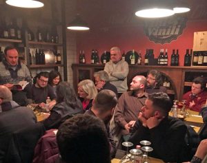San Lorenzo nuovo - La serata "Vino e parole" al Caffè centrale - Uno dei piatti proposti 