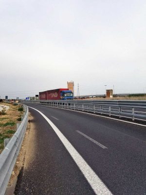Tarquinia - Autotreno contromano sulla Civitavecchia-Porto