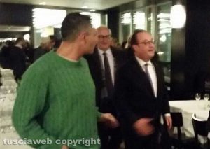 Berlino - Ristorante Malatesta - François Hollande