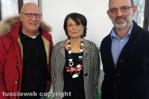 Viterbo - Domenico Chiossi, Maria Patrizia Gaddi e Giulio Della Rocca