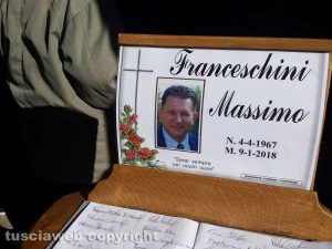 Tuscania - I funerali di Massimo Franceschini