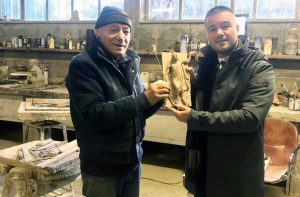 Le stazioni della Via Crucis della chiesa di Villanova