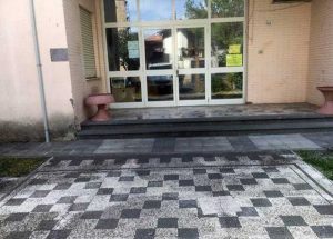 Vetralla - Il mosaico antico rovinato