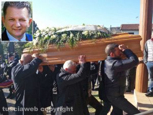 Tuscania - I funerali di Massimo Franceschini