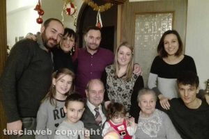Viterbo - Simone De Simoni e la sua famiglia
