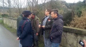 Tuscania - Il sopralluogo sul fiume Marta