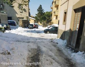 Viterbo - Neve - Via San Tommaso
