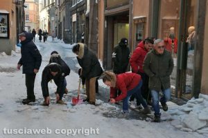 Viterbo - Neve - Via del Corso
