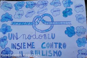 Viterbo - I piccoli studenti di Bagnaia dicono no al bullismo