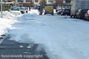 Viterbo - Neve - Via Bastianini