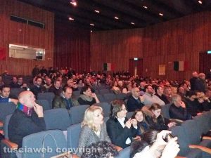Montalto - Maurizio Gasparri al teatro Lea Padovani - Foto di Gaetano Castelli