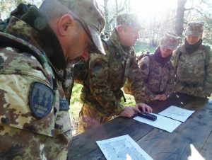 Viterbo - Esercitazione di orienteering e topografia della Scuola sottufficiali dell’esercito