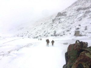 Esercitazione in montagna per il XIX corso “Saldezza” e del XX corso “Certezza”