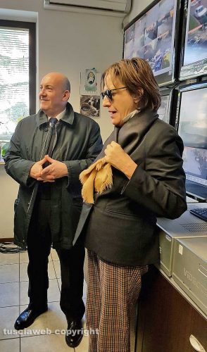 Viterbo - Il prefetto in visita al comando della polizia locale