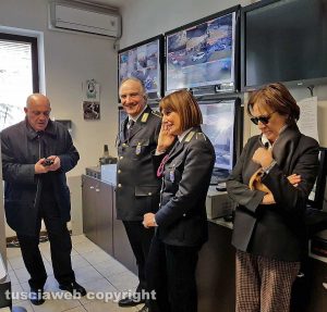 Viterbo - Il prefetto in visita al comando della polizia locale