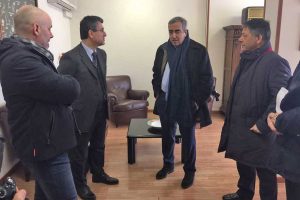 Viterbo - Maurizio Gasparri in visita al carcere Mammagialla