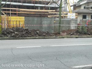 Viterbo - Lavori in viale Fiume