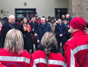 Viterbo - L'inaugurazione dell'ambulanza dei Cavalieri del soccorso