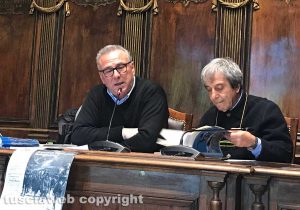 Viterbo - Silvio Cappelli con l'assessore Antonio Delli Iaconi
