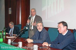 Viterbo - Maurizio Gasparri alla presentazione dei candidati di Forza Italia in parlamento