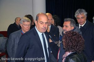 Nicola Zingaretti con Enrico Panunzi