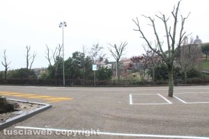 Viterbo - Il parcheggio di via sant'Antonio