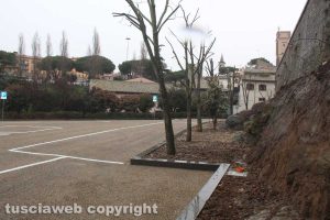 Viterbo - Il parcheggio di via sant'Antonio