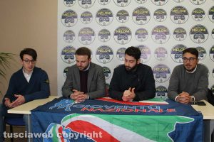 Viterbo - Gioventù nazionale - La presentazione del manifesto