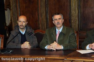 Viterbo - Consorzio Apea - A destra Antonio Di Pietro