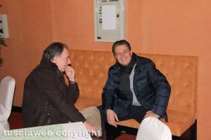 Goffredo Taborri e Giulio Marini all'incontro con Parisi