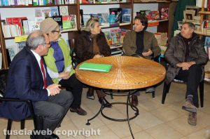 Viterbo - L'incontro con Bigiotti su via Cairoli