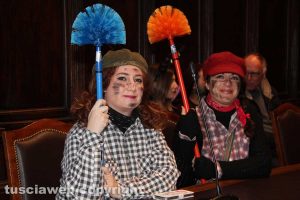 Alcuni dei figuranti del Carnevale 2017