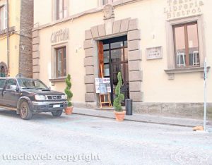 Viterbo - L'ingresso del teatro Caffeina