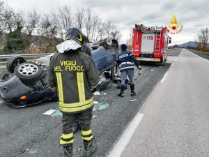 Incidente sulla strada statale 3 bis Tiberina (E45)