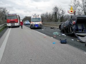 Incidente sulla strada statale 3 bis Tiberina (E45)
