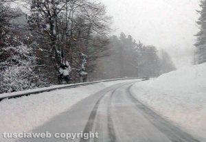 Viterbo - Neve sulla Cimina